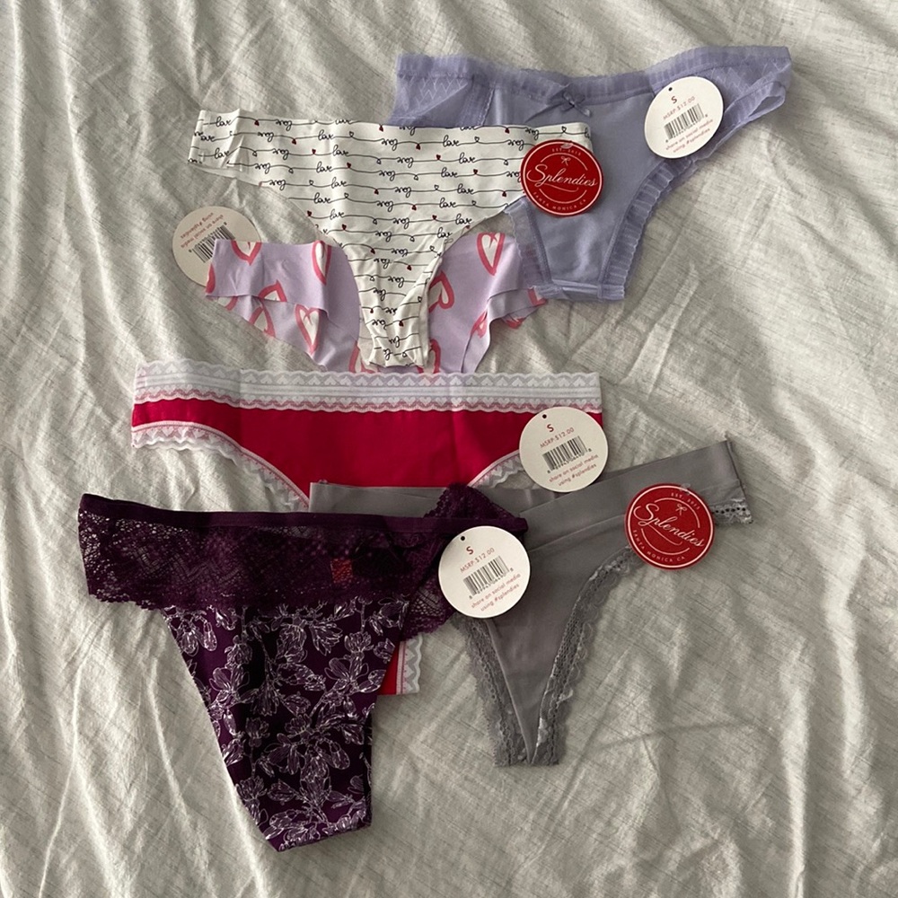 New Splendies Small (6) pairs of thongs